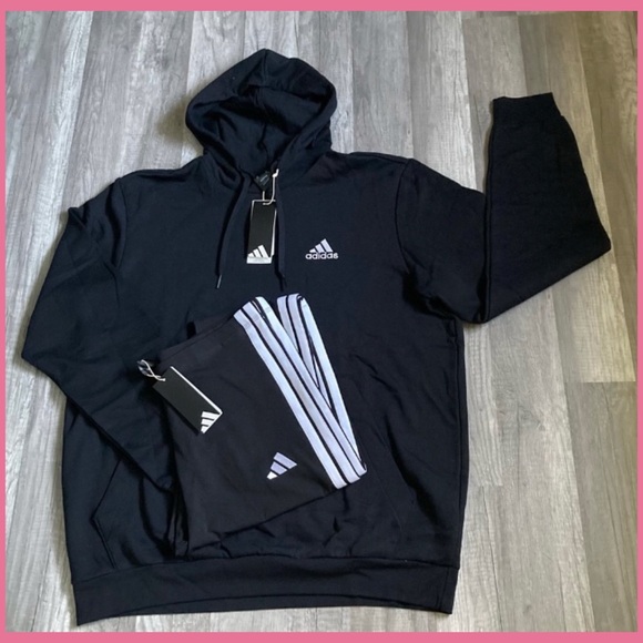 adidas Pants - 2 piece hoodie sweatshirt and leggings Set size 2X bundle matching outfit